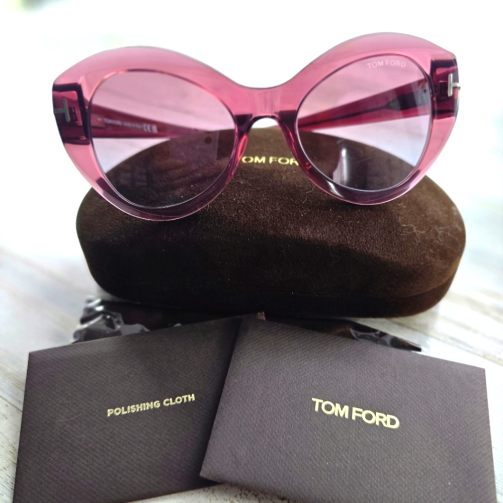 Tom Ford Butterfly Pink Sunglasses